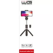 WG - Stick selfie WG 6, Stick selfie + trepied, telescopic, cu buton Bluetooth, negru