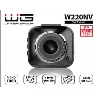 WG - Cameră de înregistrare W220NV, WG CarEye, neagră WG - Cameră de înregistrare W220NV, WG CarEye, neagră