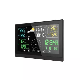 Stație meteo WG - WG1 cu ecran tactil și accesorii, anemometru, pluviometru