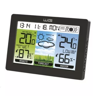 WG - Stație meteo WG4 Catbrella cu senzor exterior, neagră