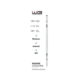 WG - Stilou universal WG Stylus Passive, alb