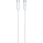 WG - Cablu de date Type-C la Type-C, 2 metri, 3A, 60W, alb
