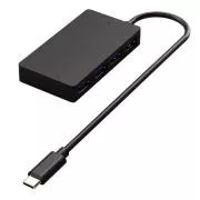 WG - HUB Tip-C la 4x USB-A, USB 3.0, 5Gbps, negru