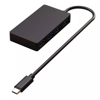 WG - HUB Tip-C la 4x USB-A, USB 3.0, 5Gbps, negru