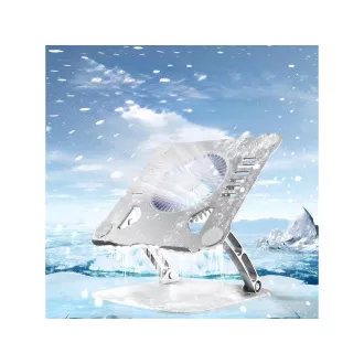 WG - Placă de răcire pentru laptop, 15.6", argintie