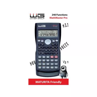 Calculator WG - WG2 MathMaster Pro, științific, negru