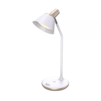 WG - Lampă LED cu încărcare wireless WG Karel, albă