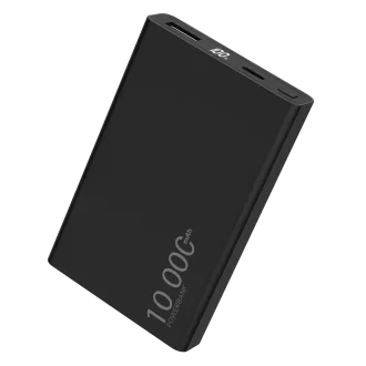 WG - Baterie externă 10000 mAh, USB-C PD 20W + USB-A 22.5W, neagră WG - Baterie externă 10000 mAh, USB-C PD 20W + USB-A 22.5W, neagră