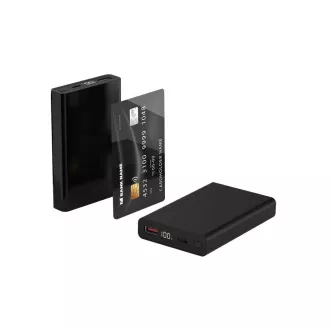WG - Baterie externă 10000 mAh, USB-C PD 20W + USB-A 22.5W, neagră WG - Baterie externă 10000 mAh, USB-C PD 20W + USB-A 22.5W, neagră