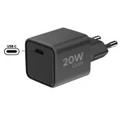 Încărcător WG - GaN 1x USB-C, PD 20W, 5V-9V-12V, negru