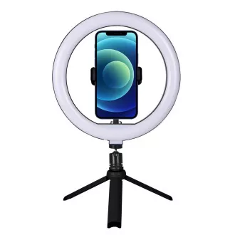 WG - Kit Vlog set de bază pentru filmare video bloguri, trepied, suport telefon, lumină LED WG - Kit Vlog set de bază pentru filmare video bloguri, trepied, suport telefon, lumină LED