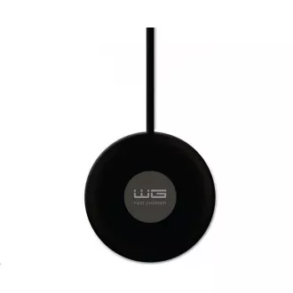 WG - Încărcător wireless de birou FAST 15W, rotund pentru birou, negru WG - Încărcător wireless de birou FAST 15W, rotund pentru birou, negru