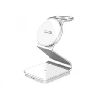 WG - Încărcător wireless WG37, 3 în 1 FAST MAGNET, 15W+3W+3W, alb WG - Încărcător wireless WG37, 3 în 1 FAST MAGNET, 15W+3W+3W, alb