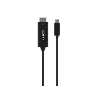 WG - Cablu de date de la tip C la HDMI, 3 metri, 4K, negru