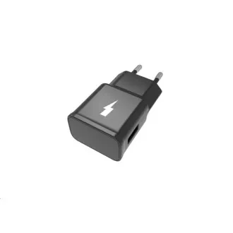 WG - Încărcător rapid de rețea 1x USB-A, Încărcare rapidă 3.0, 5V-9V-12V, negru