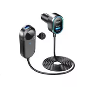 WG - Încărcător auto / 100W / 6 porturi USB / 2x USB-A + 4x USB-C / cu extensie
