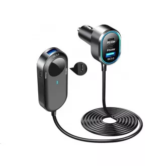 WG - Încărcător auto / 100W / 6 porturi USB / 2x USB-A + 4x USB-C / cu extensie WG - Încărcător auto / 100W / 6 porturi USB / 2x USB-A + 4x USB-C / cu extensie