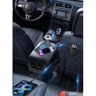 WG - Încărcător auto / 100W / 6 porturi USB / 2x USB-A + 4x USB-C / cu extensie WG - Încărcător auto / 100W / 6 porturi USB / 2x USB-A + 4x USB-C / cu extensie