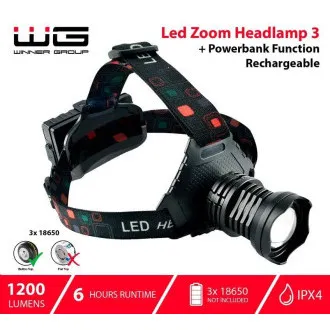Far WG - WG3 cu LED și lumină de avertizare spate