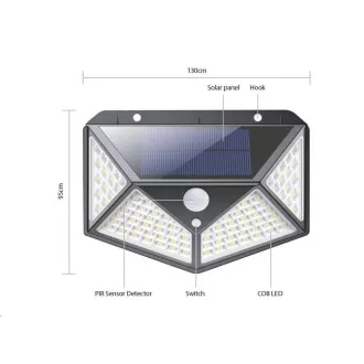 WG - Lampă solară cu senzor de mișcare WG1 / Lucy