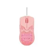 WG - Mouse de gaming cu fir WG2 / roz