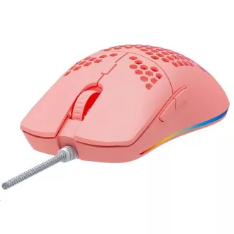 WG - Mouse de gaming cu fir WG2 / roz