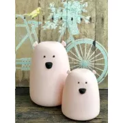 Lampă tactilă Rabbit & Friends Teddy Bear | roz