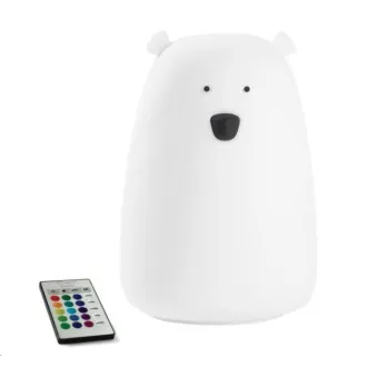 Lampă tactilă Rabbit & Friends Teddy Bear cu control | Alb
