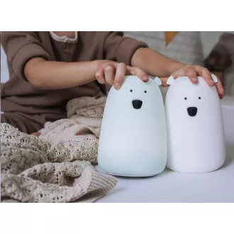 Lampă tactilă Rabbit & Friends Teddy Bear cu control | Alb
