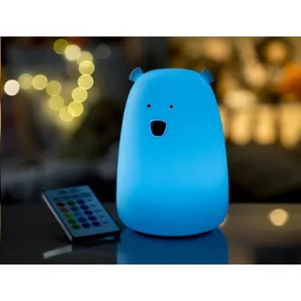 Lampă tactilă Rabbit & Friends Teddy Bear cu control | Albastru