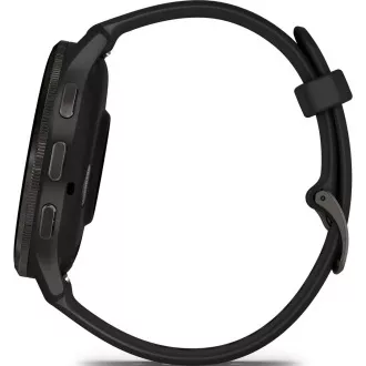 Garmin Venu® 3, argintiu/negru, bandă de silicon