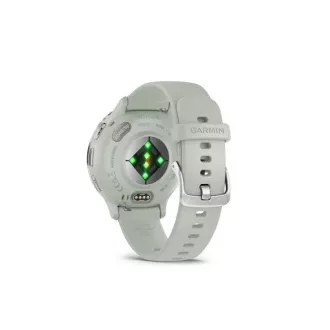 Garmin Venu® 3S, Argintiu/Grișu sălbatic, Bandă din silicon