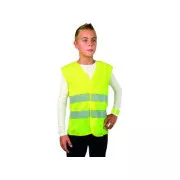 Vesta reflectorizanta pentru copii TEDDY, galbena, marimea M