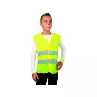 Vesta reflectorizanta pentru copii TEDDY, galbena, marimea M