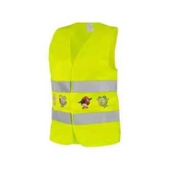 Vestă de înaltă vizibilitate CXS TEDDY pentru copii, galbenă, mărimea M Vestă de înaltă vizibilitate CXS TEDDY pentru copii, galbenă, mărimea M