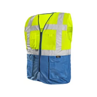 Vesta BOLTON, avertisment, galben-albastru, marimea L