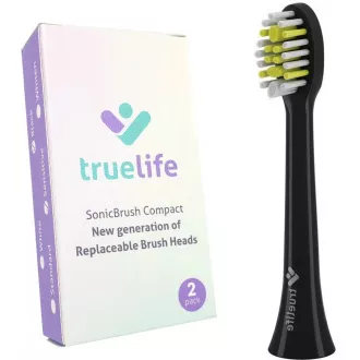TrueLife SonicBrush Compact Heads Negru Sensibil Negru