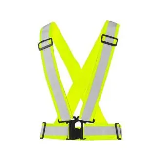 Curea elastică reflectorizantă CXS CROSS BELT, galbenă