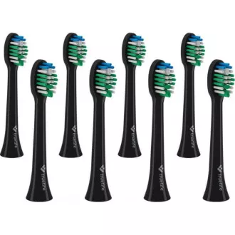 TrueLife SonicBrush Compact Heads Negru Standard Pachet de 8 bucăți