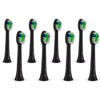TrueLife SonicBrush Compact Heads Negru Standard Pachet de 8 bucăți