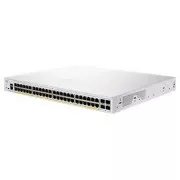 Comutator Cisco CBS250-48P-4X (48xGbE, 4xSFP , 48xPoE , 370W)