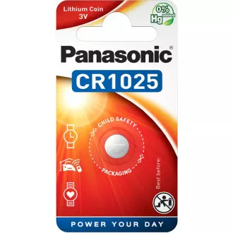 Baterie cu litiu PANASONIC (buton) CR-1025EL / 1B 3V (Blister 1buc)