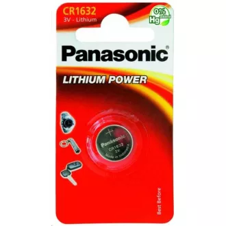 Baterie cu litiu PANASONIC (buton) CR-1632EL / 1B 3V (Blister 1buc)