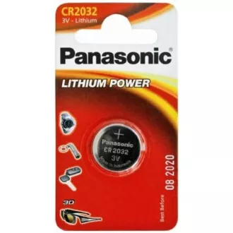 Baterie litiu PANASONIC (buton) CR-2032EL / 2B 3V (Blister 2buc)