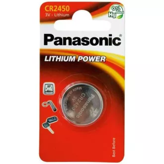 Baterie cu litiu PANASONIC (buton) CR-2450EL / 1B 3V (Blister 1buc)
