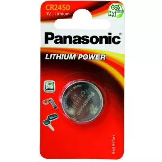 Baterie cu litiu PANASONIC (buton) CR-2450EL / 1B 3V (Blister 1buc)