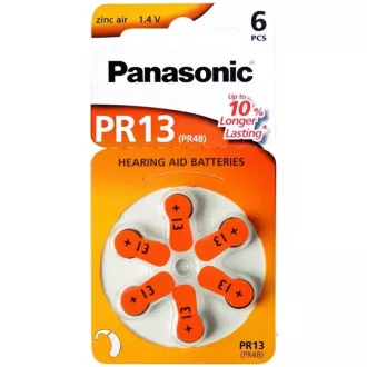 Baterie PANASONIC zinc-aer PR-13 (48) / 6LB AAA 1, 2V (Blister 6buc)