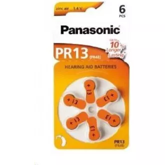 Baterie PANASONIC zinc-aer PR-13 (48) / 6LB AAA 1, 2V (Blister 6buc)