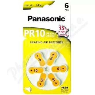 Baterie PANASONIC zinc-aer PR-230 (10) / 6LB AAA 1, 2V (Blister 6buc)
