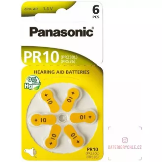 Baterie PANASONIC zinc-aer PR-230 (10) / 6LB AAA 1, 2V (Blister 6buc)